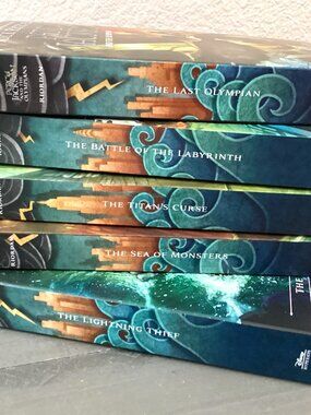 Percy Jackson Books (All 5!) By Rick Riordan, Adventure Series for Kids, Myth